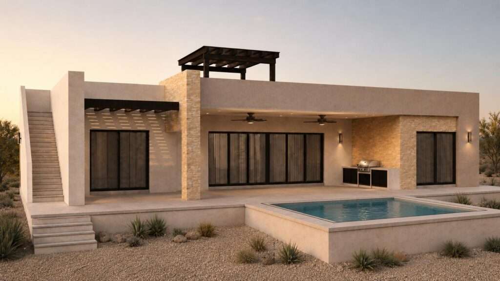 La Paz Villas Del Centenario Pre-construction Casa Tecolote located on Lot 7019, one of the premier homesites in Villas del Centenario, positioned at the top of the community with breathtaking panoramic – 7019 Villas del Centenario, La Paz, La Paz, BS