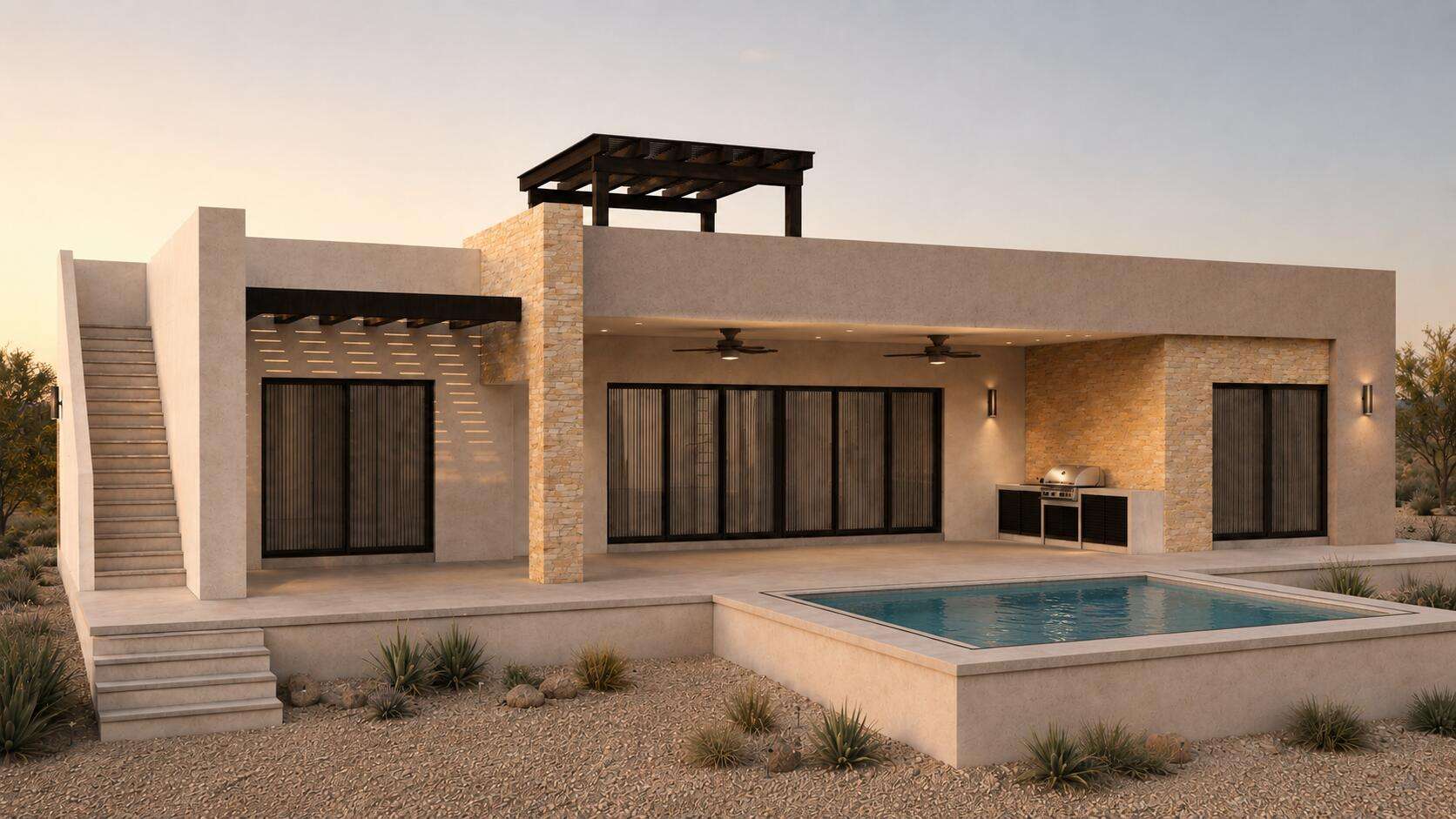 La Paz Villas Del Centenario Pre-construction Casa Tecolote located on Lot 7019, one of the premier homesites in Villas del Centenario, positioned at the top of the community with breathtaking panoramic – 7019 Villas del Centenario, La Paz, La Paz, BS