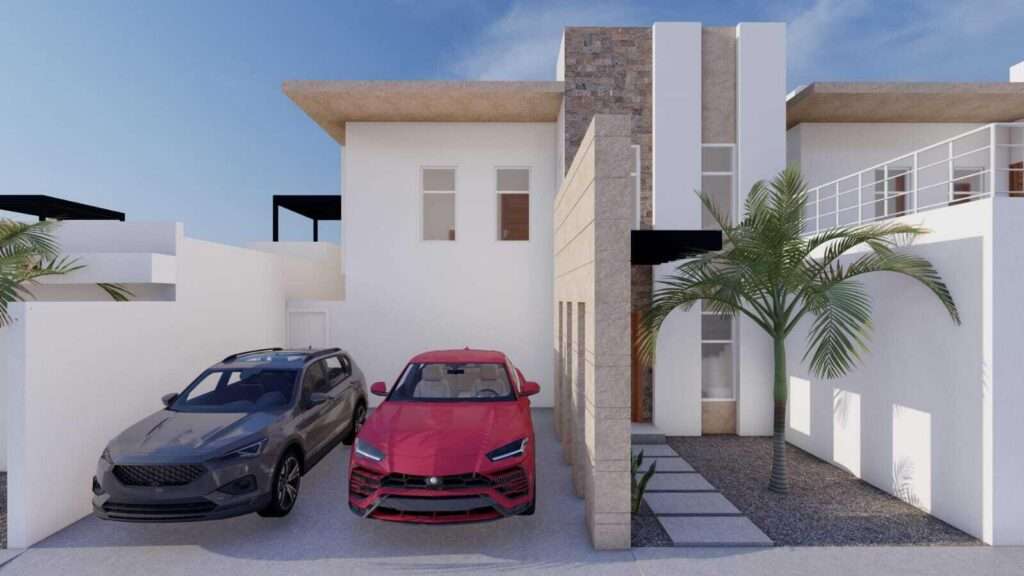 La Paz Villas De Oasis Discover Model Sierra, the only two-story home in Villas de Oasis--an exclusive upgrade for those who want more space and comfort in El Centenario. With 3 bedrooms and 2 bathrooms, this modern design is perfect for families, guests, or anyone who values extra room. The smart layout balances privacy and functionality, while spacious interiors make everyday living inviting. A private pool provides the perfect spot for relaxation and entertaining. Unlike other models, Casa Sierra emphasizes generous indoor living and poolside enjoyment rather than a rooftop deck, making it ideal for full-time residents or rental potential. Just minutes from downtown La Paz and the Sea of Cortez, this home delivers lifestyle, value, and design. Descubre el Modelo Sierra, la única casa de dos pisos en Villas de Oasis, una opción exclusiva para quienes buscan más espacio y comodidad en El Centenario. Con 3 recámaras y 2 baños, este diseño moderno es ideal para familias, recibir invitados o simplemente disfrutar de mayor amplitud. La distribución inteligente equilibra privacidad y funcionalidad, mientras que los interiores amplios hacen que la vida diaria sea práctica y acogedora. La alberca privada ofrece el lugar perfecto para relajarse o convivir. A diferencia de otros modelos, Casa Sierra prioriza los espacios interiores y la vida junto a la alberca en lugar de una terraza en la azotea, lo que la convierte en una opción ideal para residencia permanente o inversión en rentas. A solo minutos del centro de La Paz y del Mar de Cortés, este hogar une estilo, valor y diseño.The price of the home is 3.9 M pesos preventa. The USD price is calculated on the day of closing at the official exchange rate of the diario Oficial de la federación (https://www.dof.gob.mx/). El precio de la casa es de 3.9 M pesos preventa. El precio en USD se calcula el día del cierre al tipo de cambio oficial del diario Oficial de la federación (https://www.dof.gob.mx/). – Antonio Melendez, La Paz, BS