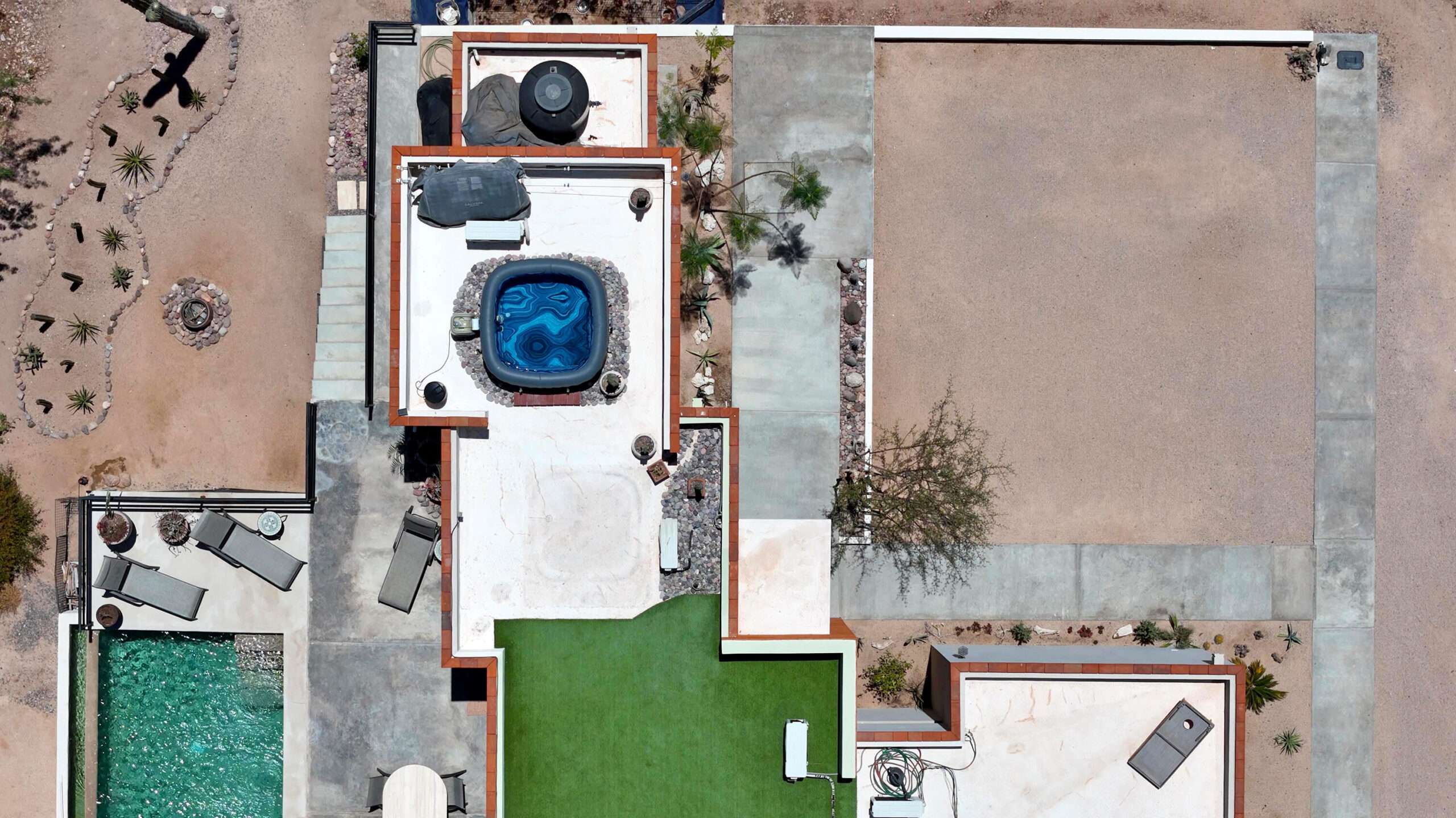 La Paz Ampliacion Centenario Discover an immaculate 3BR/2BA sanctuary where modern design meets the tranquility of the Centenario hills. This 1,657 sq. ft. home is a masterclass in indoor-outdoor living, featuring a chef's kitchen with granite counters and a 10ft x 20ft Pebble-Tec salt water infinity pool. While the master suite offers direct patio access and a spacious walk-in closet, the home's true ''crown jewel'' is the rooftop deck completed with a pergola with bar counters. This elevated space guarantees a permanent, panoramic vantage point for sunset cocktails and world-class stargazing--securing your for sale